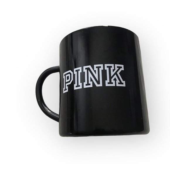PINK BY VICTORIA’S SECRET Stainless Steel Mug In Black - Picture 1 of 4